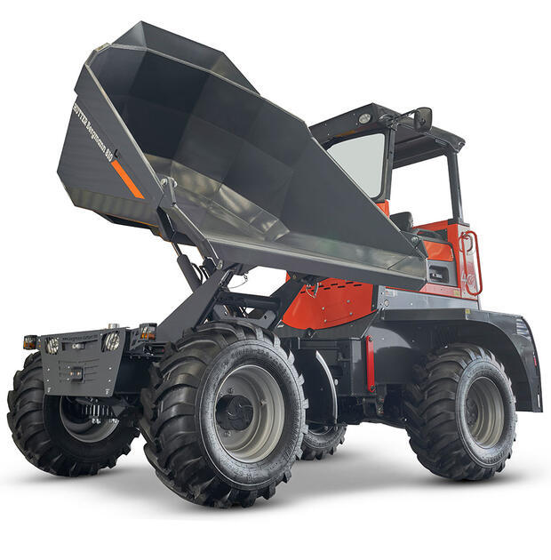 Raddumper 810 beim auskippen