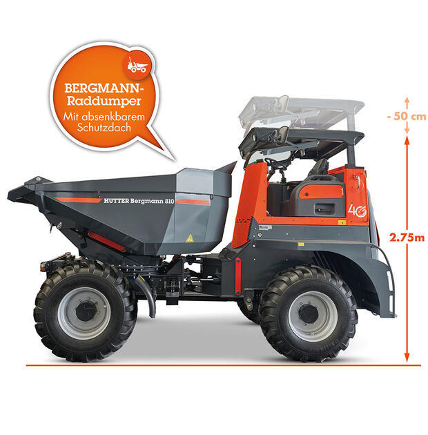 Raddumper 810 mit Massen